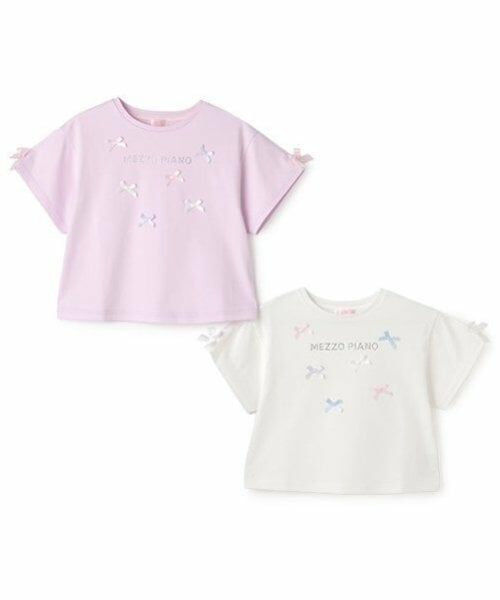 mezzo piano / メゾピアノ Tシャツ | ジェラートリボン　半袖Tシャツ | 詳細7