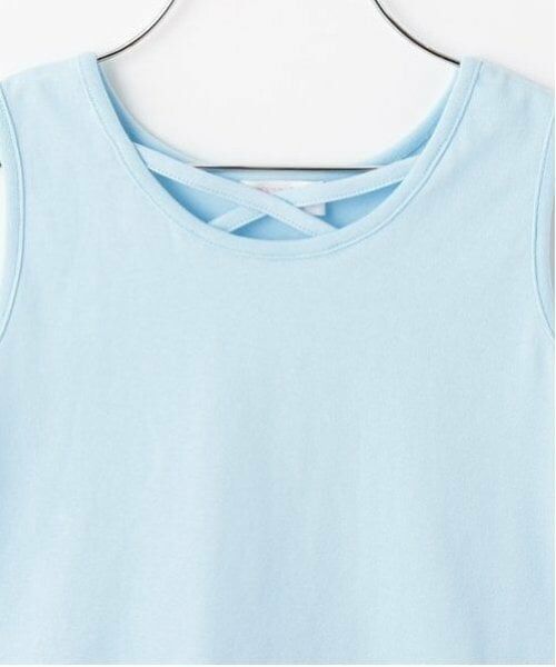 mezzo piano / メゾピアノ Tシャツ | タイダイ風肩開メッシュ＆タンクトップセット | 詳細9