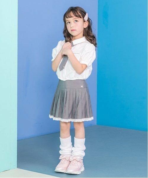 mezzo piano / メゾピアノ シャツ・ブラウス | ネクタイつき　半袖シャツ | 詳細13