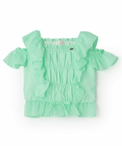 mezzo piano / メゾピアノ シャツ・ブラウス | フリルシアーブラウス | 詳細1