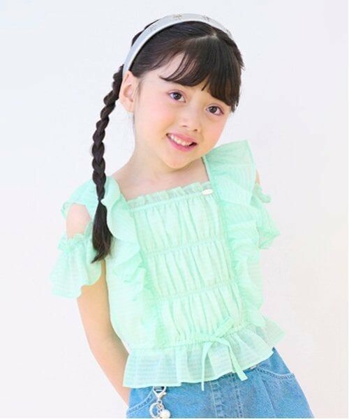 mezzo piano / メゾピアノ シャツ・ブラウス | フリルシアーブラウス | 詳細13