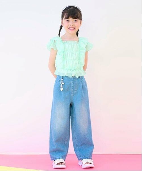 mezzo piano / メゾピアノ シャツ・ブラウス | フリルシアーブラウス | 詳細17