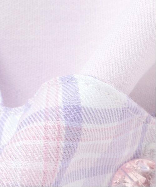 mezzo piano / メゾピアノ Tシャツ | チェックビスチェ＆半袖Tシャツセット | 詳細11