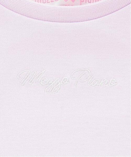mezzo piano / メゾピアノ Tシャツ | チェックビスチェ＆半袖Tシャツセット | 詳細4