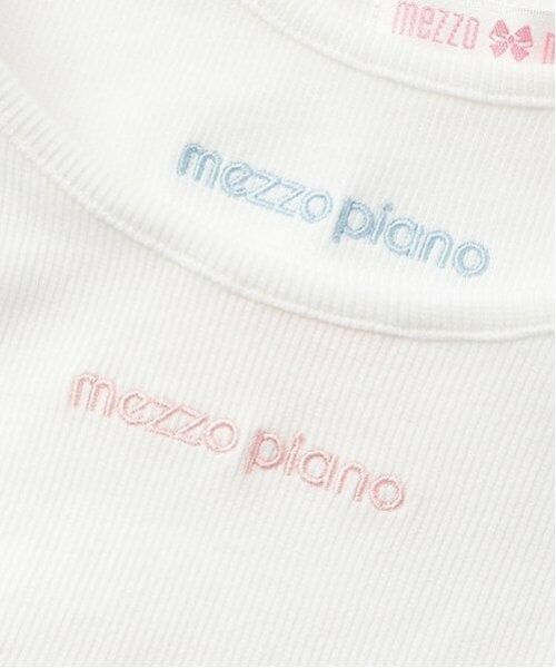 mezzo piano / メゾピアノ シャツ・ブラウス | シアーシャツ＆ロゴリブタンクトップセット | 詳細11