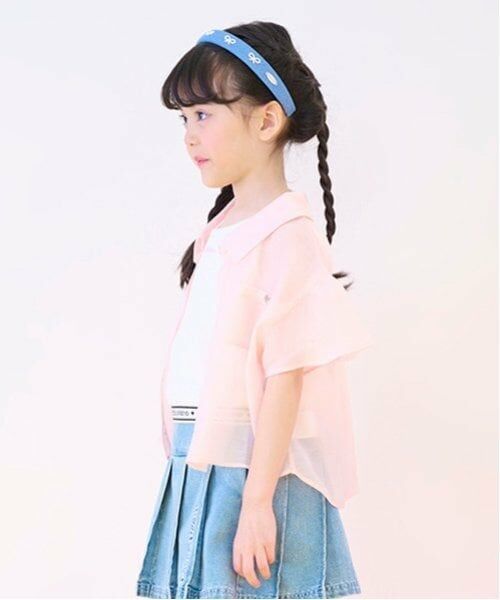 mezzo piano / メゾピアノ シャツ・ブラウス | シアーシャツ＆ロゴリブタンクトップセット | 詳細21