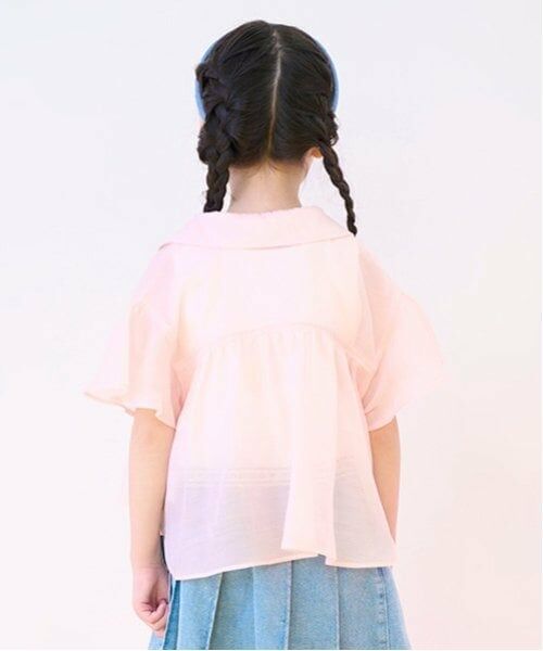 mezzo piano / メゾピアノ シャツ・ブラウス | シアーシャツ＆ロゴリブタンクトップセット | 詳細22