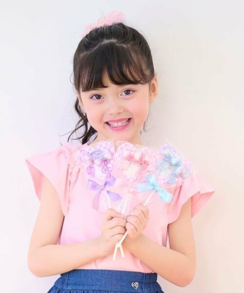 mezzo piano / メゾピアノ Tシャツ | ネックレス刺しゅう　肩開き2way半袖Tシャツ | 詳細17