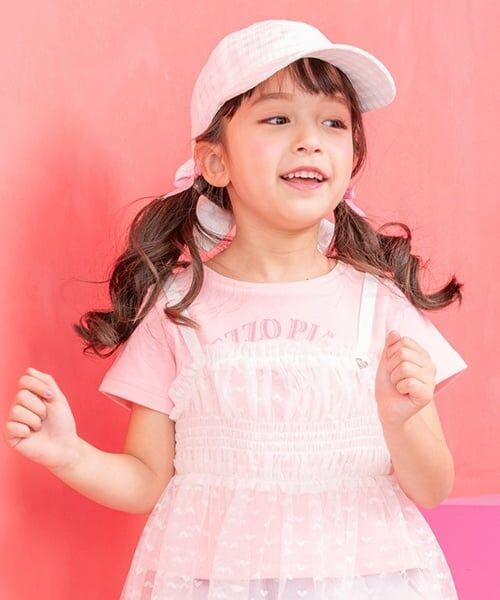 mezzo piano / メゾピアノ その他トップス | チュールチュニック　レイヤード半袖Tシャツ | 詳細14