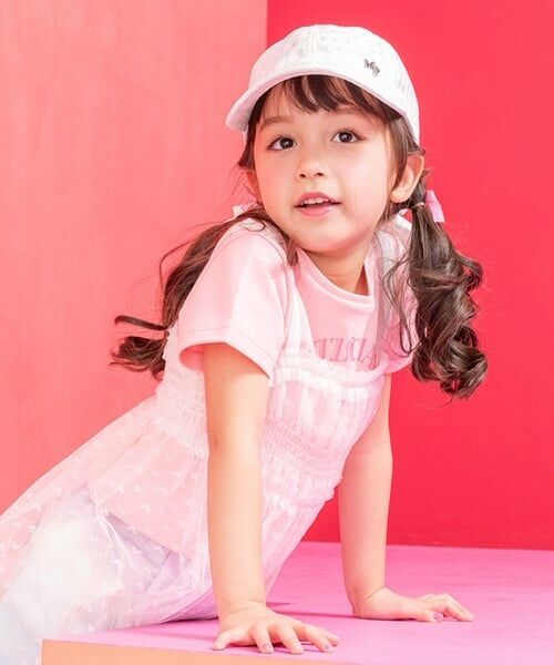 mezzo piano / メゾピアノ その他トップス | チュールチュニック　レイヤード半袖Tシャツ | 詳細15