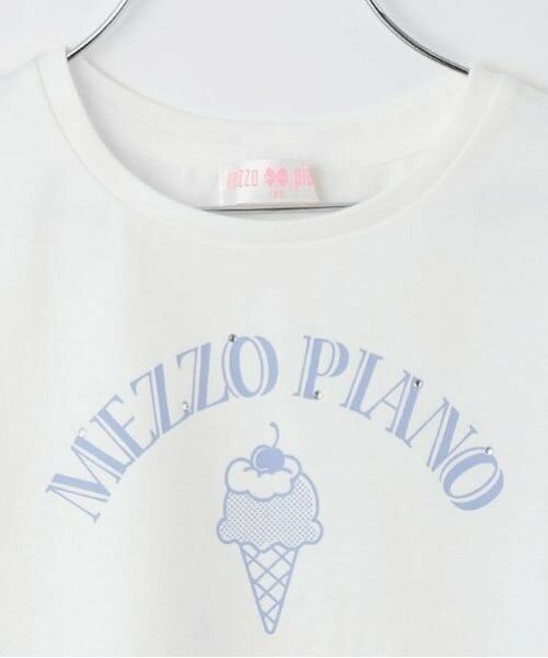 mezzo piano / メゾピアノ その他トップス | チュールチュニック　レイヤード半袖Tシャツ | 詳細7