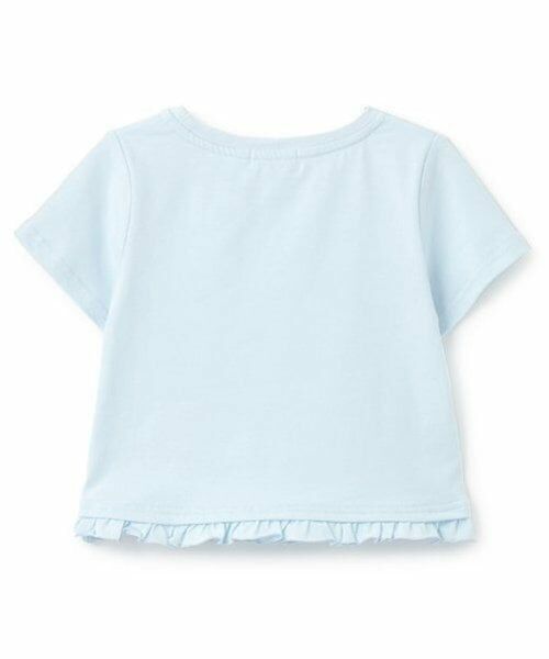 mezzo piano / メゾピアノ Tシャツ | リボンアップリケ　半袖Tシャツ | 詳細1