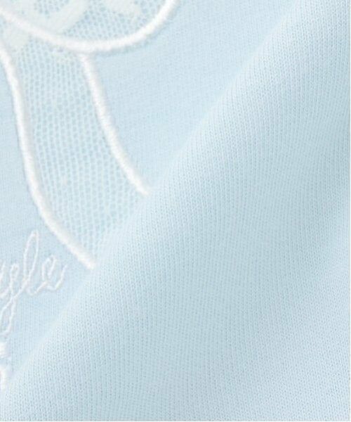 mezzo piano / メゾピアノ Tシャツ | リボンアップリケ　半袖Tシャツ | 詳細7