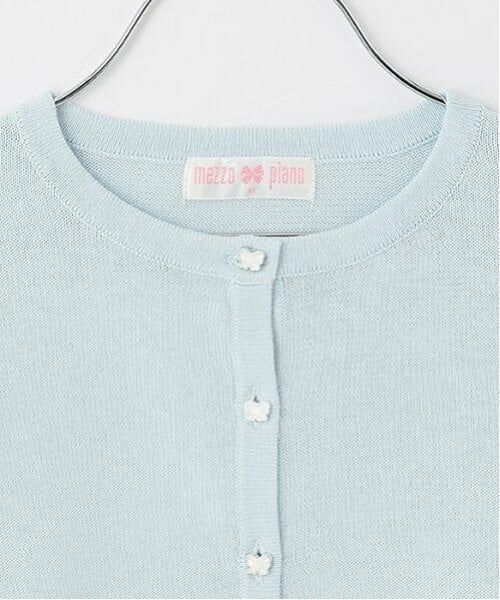 mezzo piano / メゾピアノ ブルゾン | 透かしスカラップ　ニットボレロ | 詳細2