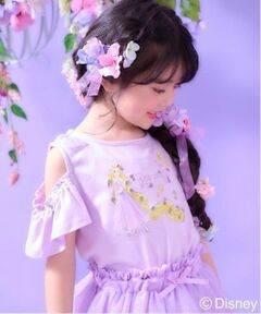 mezzo piano / メゾピアノ Tシャツ | 【ラプンツェル】2way肩開きTシャツ