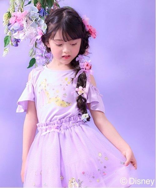 mezzo piano / メゾピアノ Tシャツ | 【ラプンツェル】2way肩開きTシャツ | 詳細16