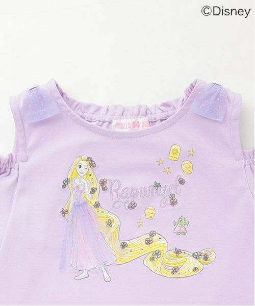mezzo piano / メゾピアノ Tシャツ | 【ラプンツェル】2way肩開きTシャツ | 詳細3