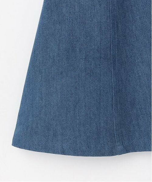 mezzo piano / メゾピアノ ミニ丈・ひざ丈ワンピース | ネックレス刺しゅう　2wayデニムワンピース | 詳細10