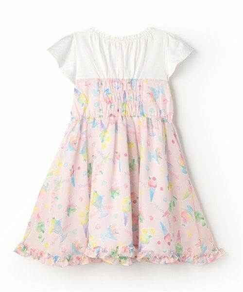 mezzo piano / メゾピアノ ミニ丈・ひざ丈ワンピース | フルーツシャーベット柄　ワンピース | 詳細1