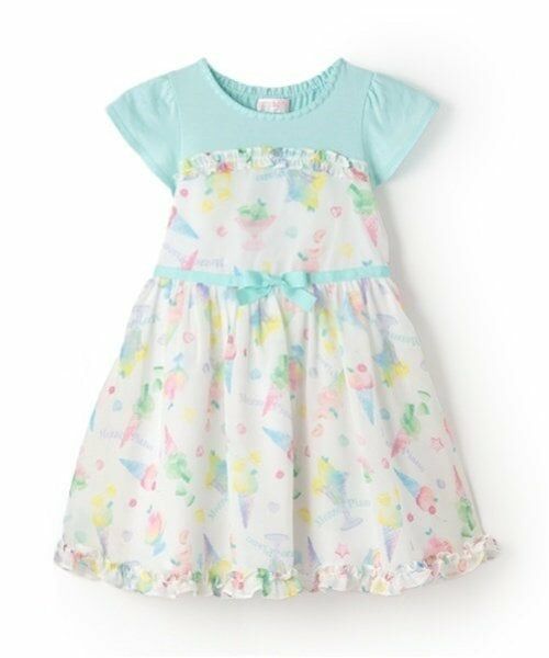 mezzo piano / メゾピアノ ミニ丈・ひざ丈ワンピース | フルーツシャーベット柄　ワンピース | 詳細11