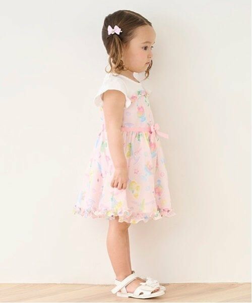 mezzo piano / メゾピアノ ミニ丈・ひざ丈ワンピース | フルーツシャーベット柄　ワンピース | 詳細12
