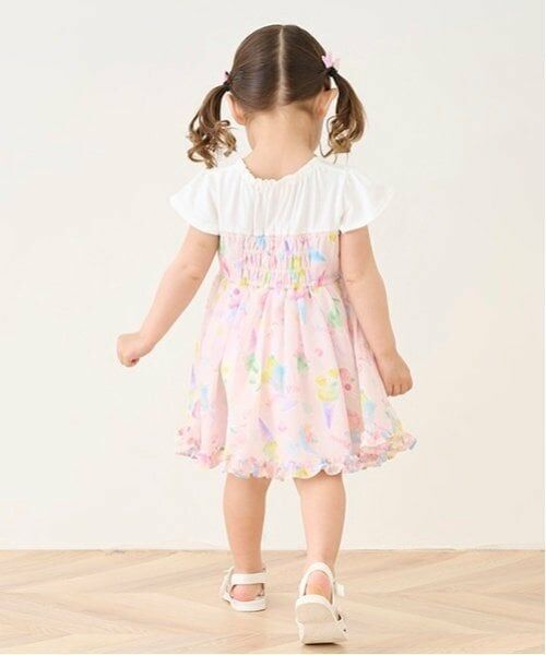 mezzo piano / メゾピアノ ミニ丈・ひざ丈ワンピース | フルーツシャーベット柄　ワンピース | 詳細13