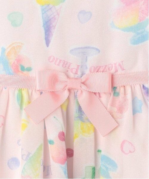 mezzo piano / メゾピアノ ミニ丈・ひざ丈ワンピース | フルーツシャーベット柄　ワンピース | 詳細4