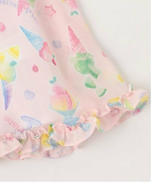 mezzo piano / メゾピアノ ミニ丈・ひざ丈ワンピース | フルーツシャーベット柄　ワンピース | 詳細5