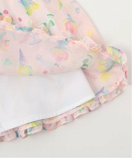 mezzo piano / メゾピアノ ミニ丈・ひざ丈ワンピース | フルーツシャーベット柄　ワンピース | 詳細6