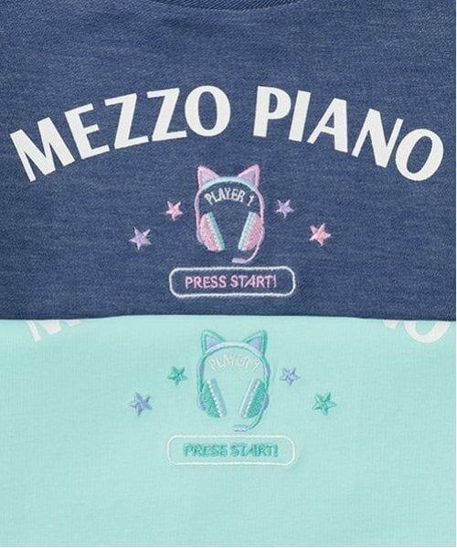 mezzo piano / メゾピアノ ミニ丈・ひざ丈ワンピース | グラデーションメッシュ＆ワンピースセット | 詳細10