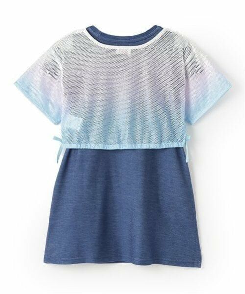 mezzo piano / メゾピアノ ミニ丈・ひざ丈ワンピース | グラデーションメッシュ＆ワンピースセット | 詳細2
