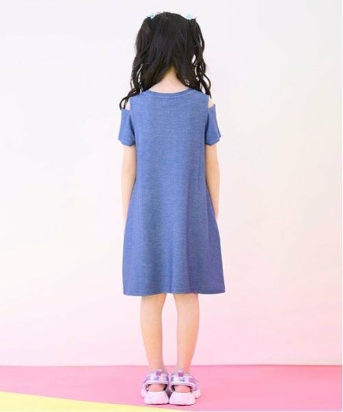 mezzo piano / メゾピアノ ミニ丈・ひざ丈ワンピース | グラデーションメッシュ＆ワンピースセット | 詳細23