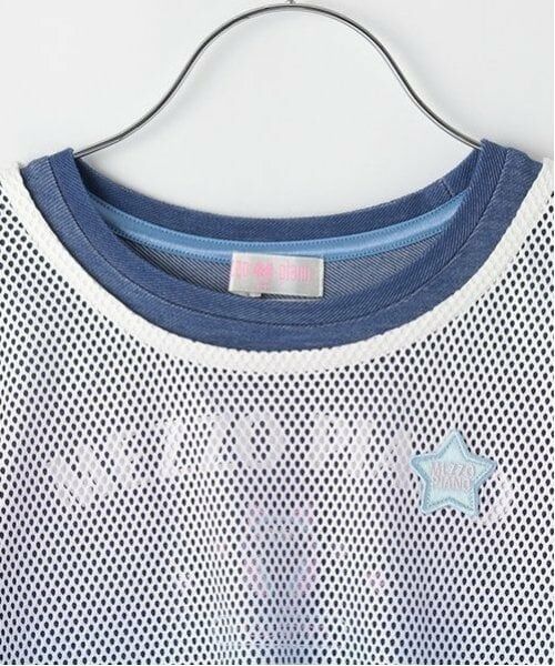 mezzo piano / メゾピアノ ミニ丈・ひざ丈ワンピース | グラデーションメッシュ＆ワンピースセット | 詳細4