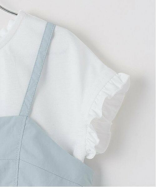 mezzo piano / メゾピアノ ミニ丈・ひざ丈ワンピース | フロントZIPキャミワンピース＆半袖Tシャツセット | 詳細11