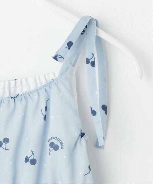 mezzo piano / メゾピアノ ミニ丈・ひざ丈ワンピース | ブラウス＆チェリー柄キャミワンピースセット | 詳細10