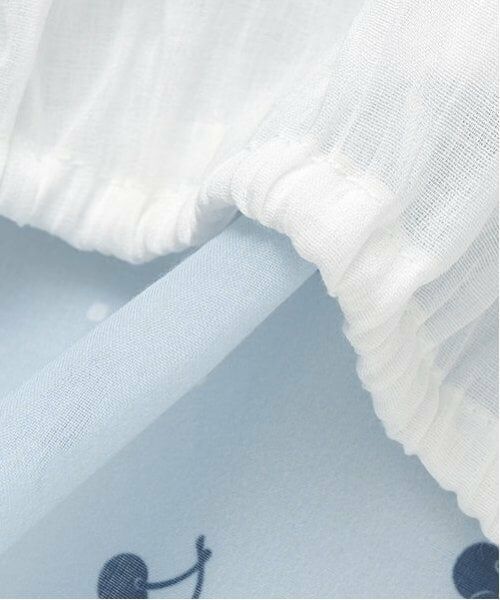 mezzo piano / メゾピアノ ミニ丈・ひざ丈ワンピース | ブラウス＆チェリー柄キャミワンピースセット | 詳細12