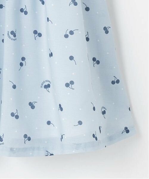 mezzo piano / メゾピアノ ミニ丈・ひざ丈ワンピース | ブラウス＆チェリー柄キャミワンピースセット | 詳細7