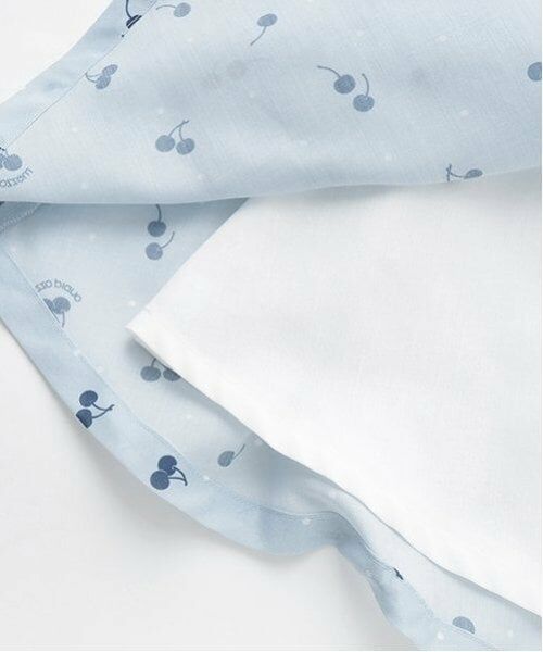 mezzo piano / メゾピアノ ミニ丈・ひざ丈ワンピース | ブラウス＆チェリー柄キャミワンピースセット | 詳細8