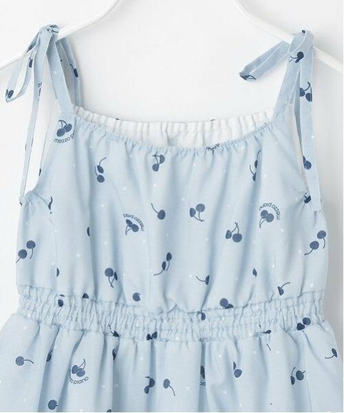 mezzo piano / メゾピアノ ミニ丈・ひざ丈ワンピース | ブラウス＆チェリー柄キャミワンピースセット | 詳細9