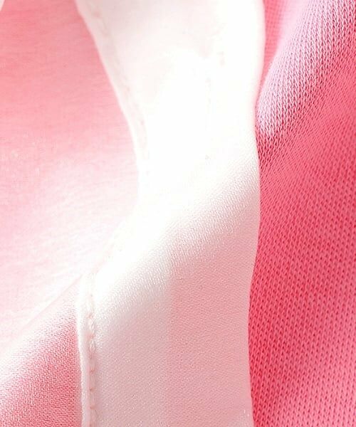 mezzo piano / メゾピアノ ミニ丈・ひざ丈ワンピース | シアーシャツ　ドッキングワンピース | 詳細9