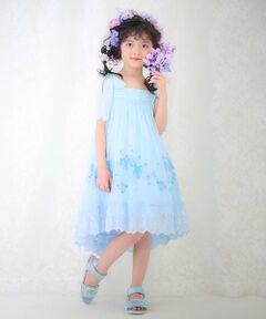 mezzo piano / メゾピアノ ドレス | 紫陽花刺しゅう　ドレス