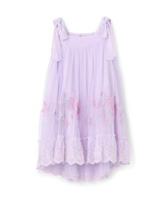 mezzo piano / メゾピアノ ドレス | 紫陽花刺しゅう　ドレス