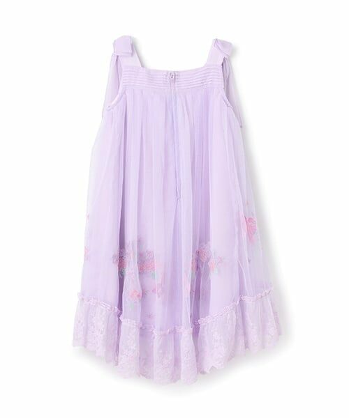 mezzo piano / メゾピアノ ドレス | 紫陽花刺しゅう　ドレス | 詳細1