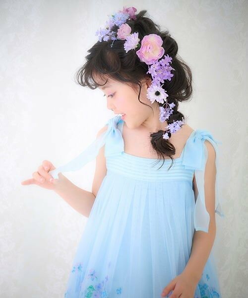 mezzo piano / メゾピアノ ドレス | 紫陽花刺しゅう　ドレス | 詳細14