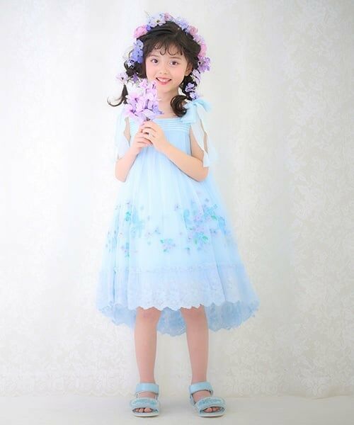 mezzo piano / メゾピアノ ドレス | 紫陽花刺しゅう　ドレス | 詳細16