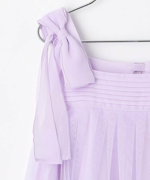 mezzo piano / メゾピアノ ドレス | 紫陽花刺しゅう　ドレス | 詳細4