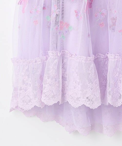 mezzo piano / メゾピアノ ドレス | 紫陽花刺しゅう　ドレス | 詳細7