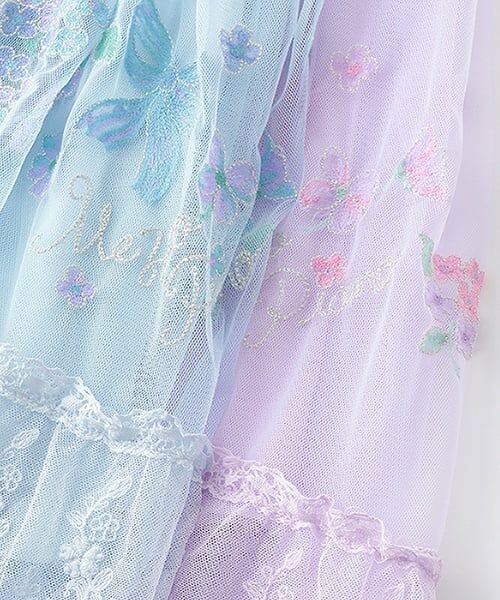 mezzo piano / メゾピアノ ドレス | 紫陽花刺しゅう　ドレス | 詳細9