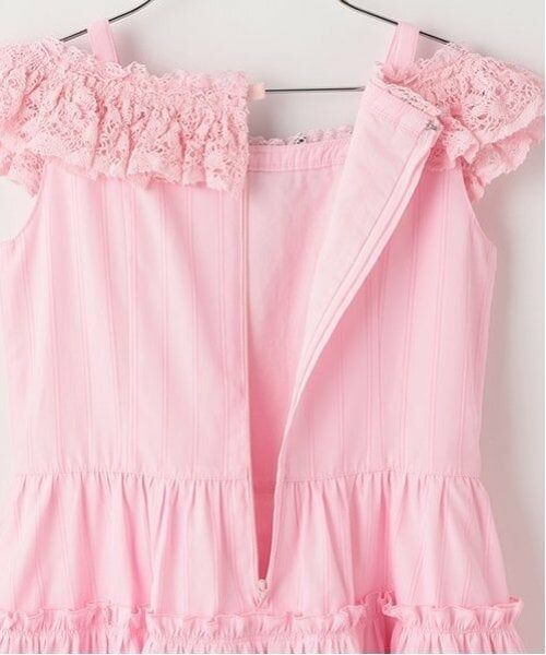 mezzo piano / メゾピアノ ミニ丈・ひざ丈ワンピース | いちご刺しゅうワンピース | 詳細8