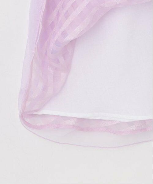 mezzo piano / メゾピアノ ミニ丈・ひざ丈ワンピース | シャーベット刺しゅう　ドッキングワンピース | 詳細8